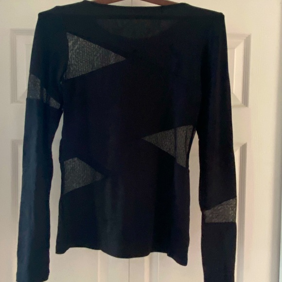 Talula Long Sleeve Shirt with Lace Cutouts - Picture 2 of 3